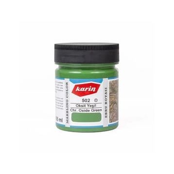 Karin 105 ml Oksit Yeşil 502 Ebru Boyası