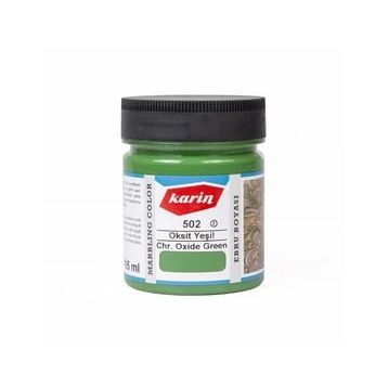 Karin 105 ml Oksit Yeşil 502 Ebru Boyası