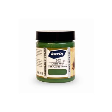Karin 105 ml Oksit Yeşil 502 Ebru Boyası