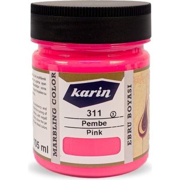 Karin 105 ml S:311 Pembe Ebru Boyası