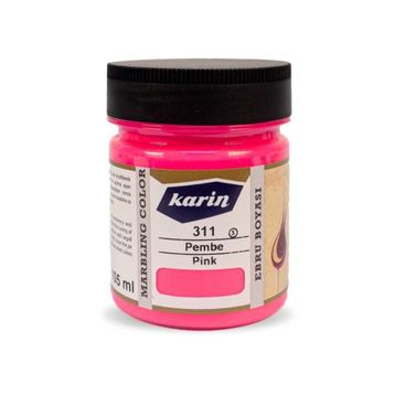 Karin 105 ml S:311 Pembe Ebru Boyası