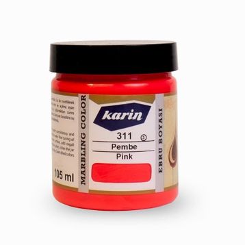 Karin 105 ml S:311 Pembe Ebru Boyası