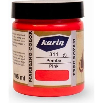 Karin 105 ml S:311 Pembe Ebru Boyası