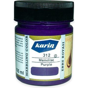 Karin 105 ml S:312 Menekşe Ebru Boyası