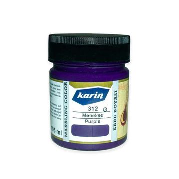 Karin 105 ml S:312 Menekşe Ebru Boyası