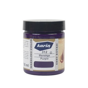 Karin 105 ml S:312 Menekşe Ebru Boyası