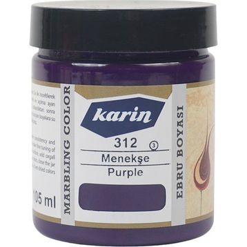 Karin 105 ml S:312 Menekşe Ebru Boyası