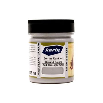 Karin 105 ml S:901 Açık Gri Ebru Boyası