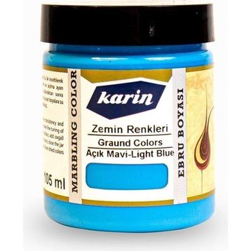 Karin 105 ml S:902 Açık Mavi Ebru Boyası