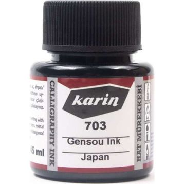 Karin 30 ml Siyah 703 Hat Mürekkebi