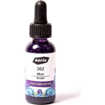 Karin 302 Mor 30 ml Ebru Boyası