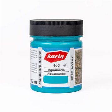 Karin 403 Aquamarin 105 ml Ebru Boyası