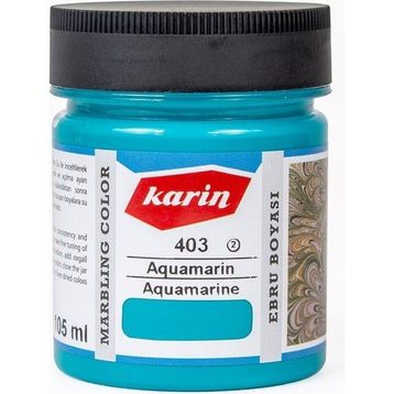 Karin 403 Aquamarine 105 ml Ebru Boyası