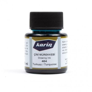Karin 404 Turkuaz 45 ml Çini Mürekkebi