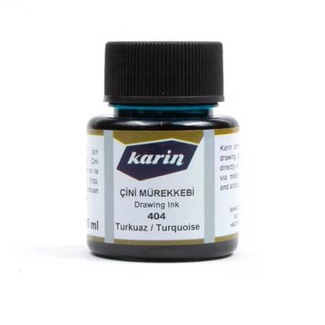 Karin 404 Turkuaz 45 ml Çini Mürekkebi