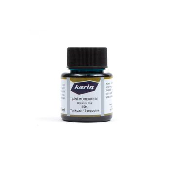 Karin 404 Turkuaz 45 ml Çini Mürekkebi