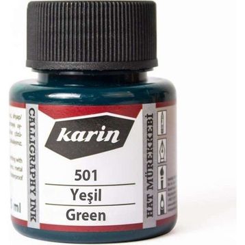 Karin 501 45 ml Yeşil Hat Mürekkebi