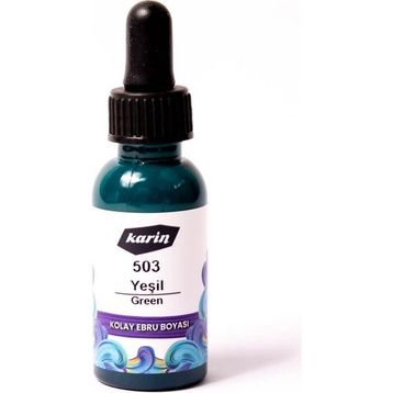 Karin 501 Yeşil 30 ml Ebru Boyası