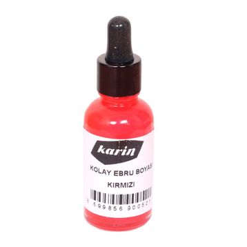 Karin Kırmızı Kolay 30 ml Ebru Boyası