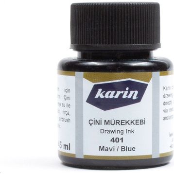 Karin Mavi 45 ml Çini Mürekkebi