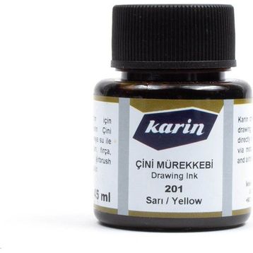 Karin Sarı 45 ml Çini Mürekkebi