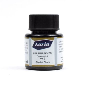 Karin Siyah 45 ml Çini Mürekkebi