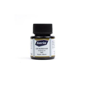Karin Siyah 45 ml Çini Mürekkebi