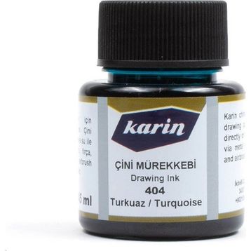 Karin Turkuaz 45 ml Çini Mürekkebi