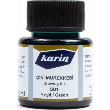 Karin Yeşil 45 ml Çini Mürekkebi