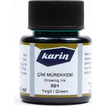Karin Yeşil 45 ml Çini Mürekkebi