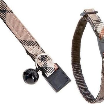 Karlie 10 mm 30 cm Kahverengi Ekose Kedi Boyun Tasması