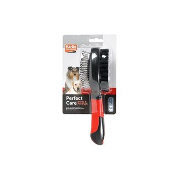 Karlie 22.5x6 cm Çift Taraflı Pro Köpek Tüy Tarama Fırçası