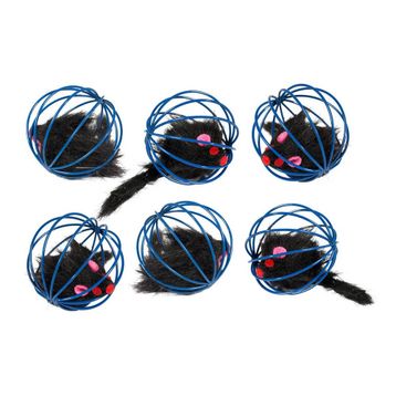 Karlie 5 cm Top İçinde Peluş Fare Kedi Oyuncağı