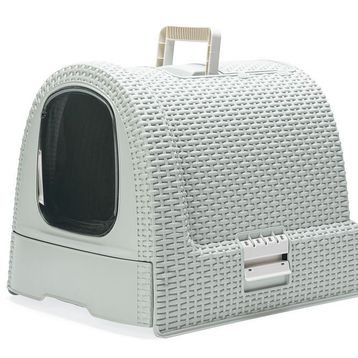 Karlie 51x38.5x39.5 Mavi Plastik Kedi Tuvaleti