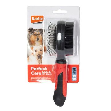Karlie Çift Taraflı Pro 22.5x6x6 cm Köpek Tüy Tarama Fırçası