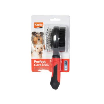 Karlie Çift Taraflı Pro 22.5x6x6 cm Köpek Tüy Tarama Fırçası