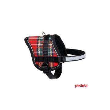 Karlie Kırmızı-Beyaz 26-36 cm/15 mm XS Reflektörlü Kedi ve Küçük Irk Köpek Göğüs Tasması