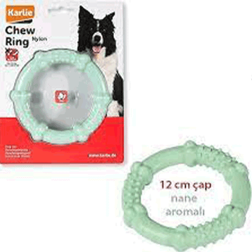 Karlie Naneli 12 cm Naylon Köpek Çiğneme Halkası