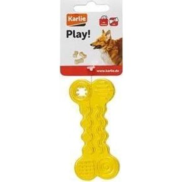 Karlie Sarı 10x4x1.5 Köpekler İçin Kemik Şeklinde Oyuncak