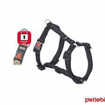Karlie Siyah 25-40 cm/10 mm XS Kilitli Küçük Irk Köpek Göğüs Tasması