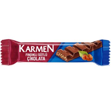 Karmen 40 gr Fındıklı Çikolata