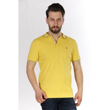 Karpefingo 29Y18SA Sarı Polo Yaka Erkek T-shirt