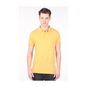 Karpefingo 29Y18SA Sarı Polo Yaka Erkek T-shirt