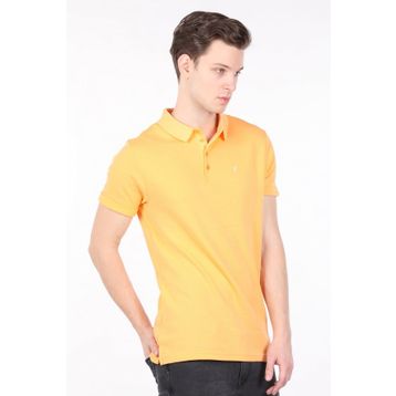 Karpefingo 29Y18SA Sarı Polo Yaka Erkek T-shirt