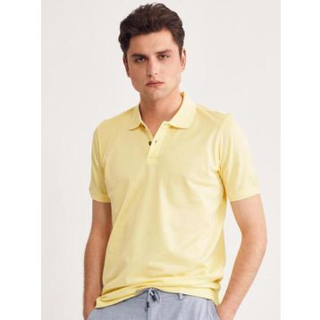 Karpefingo 29Y18SA Sarı Polo Yaka Erkek T-shirt