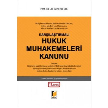 KARŞILAŞTIRMALI HUKUK MUHAKEMELERI KANUNU - KOLEKTIF