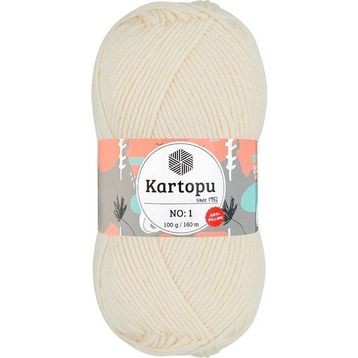 Kartopu Ak Soft K025 Krem İplik