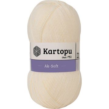 Kartopu Ak Soft K025 Krem İplik