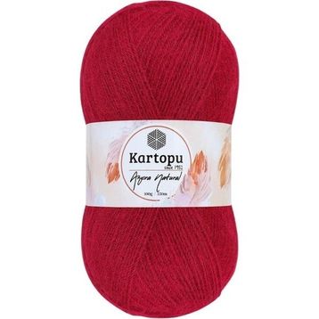 Kartopu Ak Soft K114 Koyu Kırmızı İplik