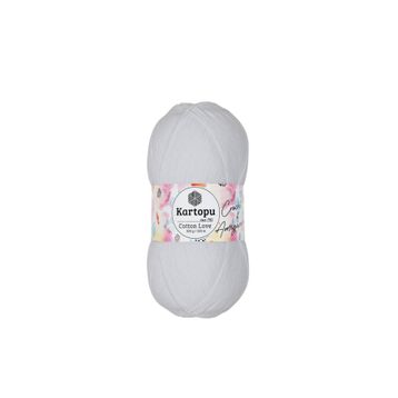 Kartopu K010 3 Adet Kar Beyaz Baby One Tüylenmeyen El Örgü İpi Yünü